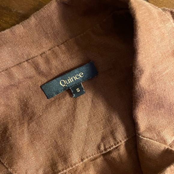 Quince Chestnut Linen Shirt - Picture 2 of 3